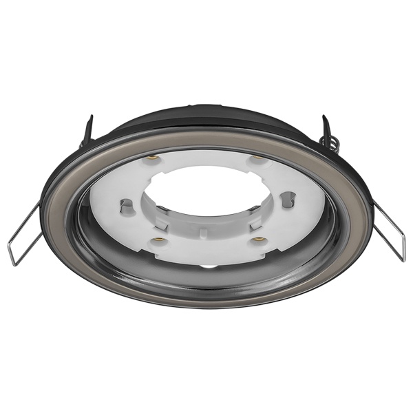 Светильник Navigator 93 071 NGX-R10-007-GX53 2 кольца, 2 цвета черный хром-жемчуг