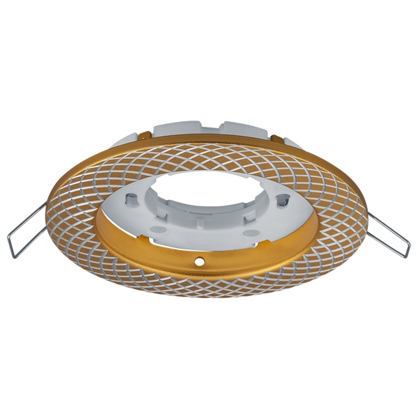 Светильник Navigator 93 073 NGX-R11-002-GX53 сетка, 2 цвета, золото-серебро