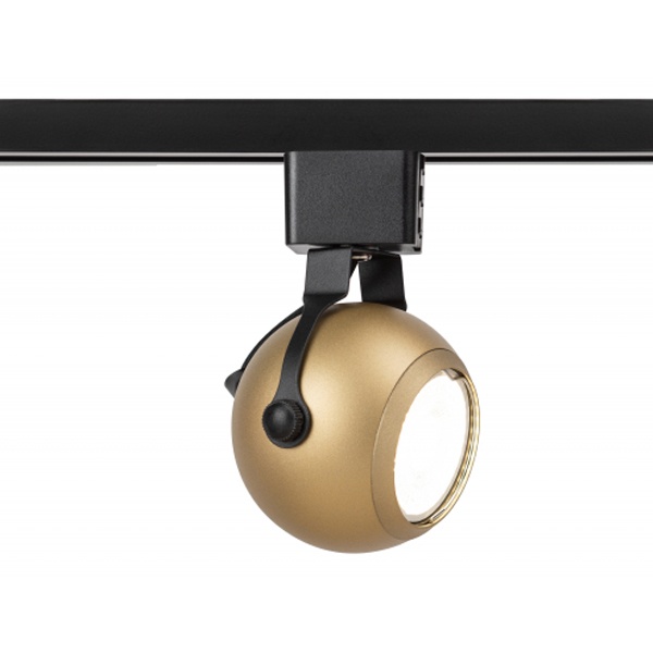 Светильник трековый однофазный ЭРА TR35-GU10 MG под лампу MR16 матовое золото
