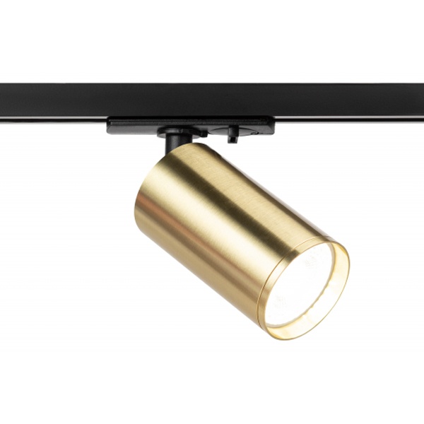 Светильник трековый однофазный ЭРА TR39-GU10 BS под лампу MR16 латунь