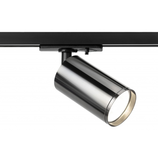 Светильник трековый однофазный ЭРА TR39-GU10 ВСН под лампу MR16 черный хром