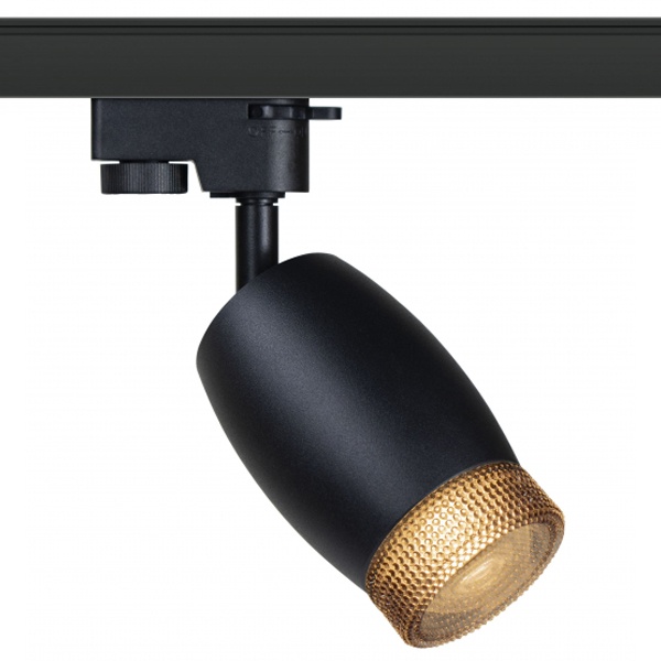 Светильник трековый однофазный ЭРА TR51-GU10 BK под лампу MR16 матовый черный