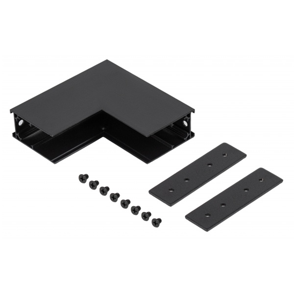 Коннектор ЭРА TRM-S20-CI-B угловой внутренний для накладного магнитного шинопровода NOVA TRM-S20 чер