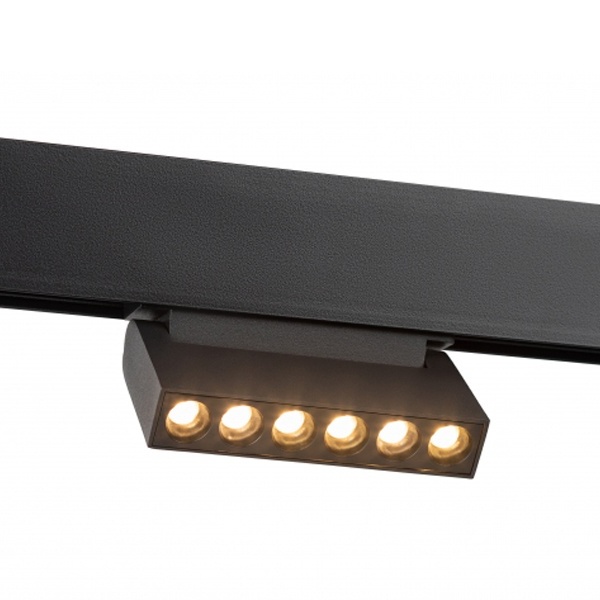 Светильник трековый магнитный ЭРА TRM20-4-11-6W3K-B для системы NOVA 48V 6Вт 3000K черный
