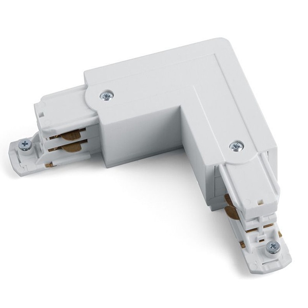 Коннектор для трехфазного шинопровода ЭРА STR-30-W-CN-LI типа LI угловой внутренний белый