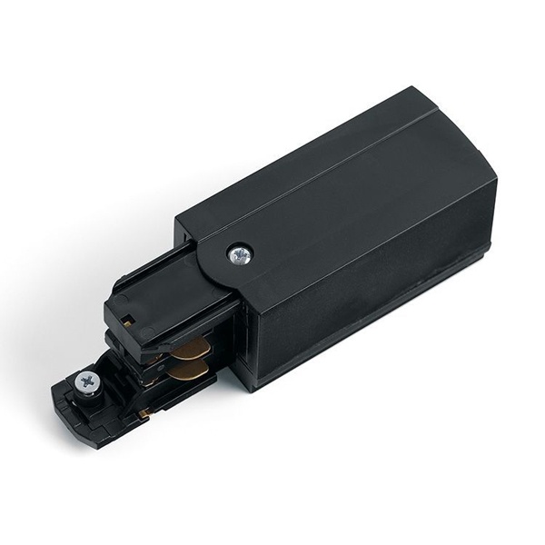 Коннектор для трехфазного шинопровода ЭРА STR-30-B-CN-PL типа PL кабельный ввод левый черный