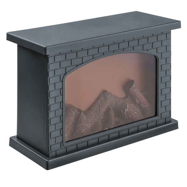 Светодиодный камин Navigator 93 214 NSL-07 с эффектом живого огня 28х12х20см, питание от батарейки