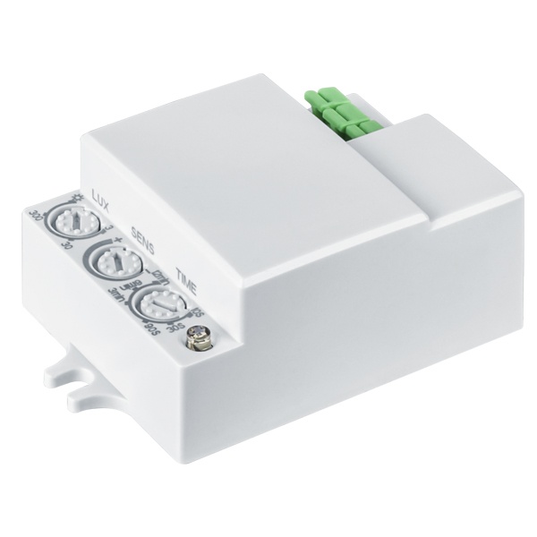 Датчик движения микроволновый Navigator NS-MS02-WH 1-1200W угол 180/360гр 3-2000m IP20