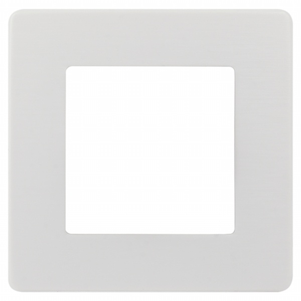 Рамка на 1 пост Эра 12 Сатин, белый 12-5101-01