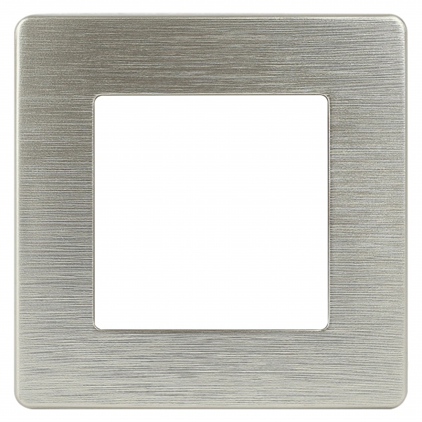 Рамка на 1 пост Эра 12 Сатин, шампань 12-5101-04