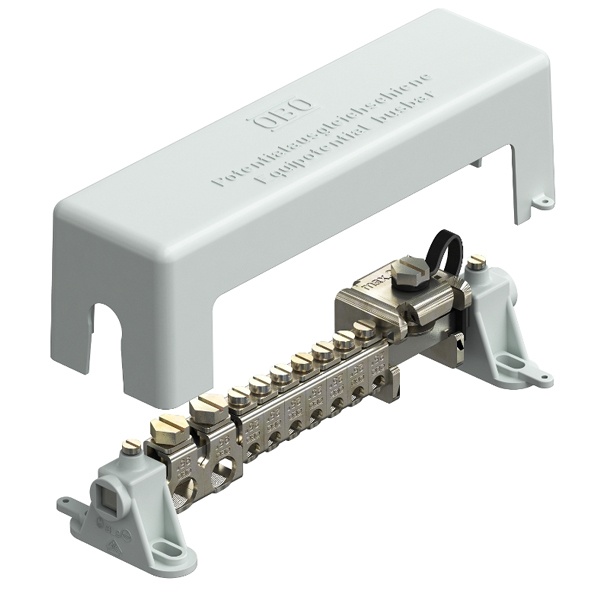 Шина уравнивания потенциалов OBO Bettermann сечение проводника до 50 мм2 ток 100кА