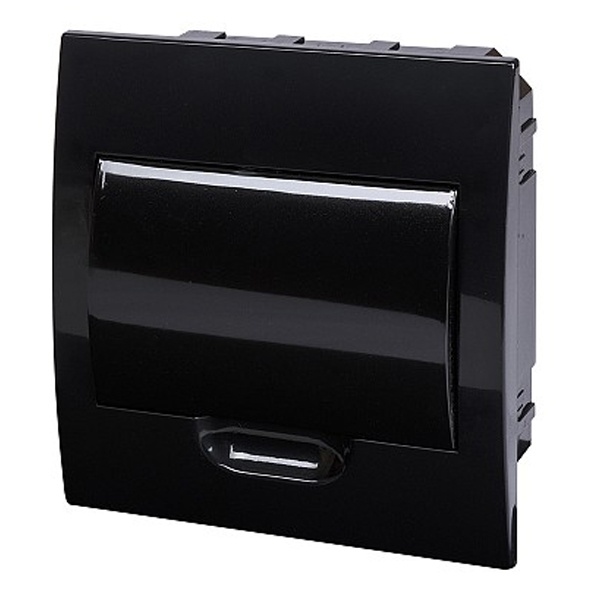 Щит встраиваемый TDM ЩРВ-П-8 (1x8) модулей пластик IP41 антрацит