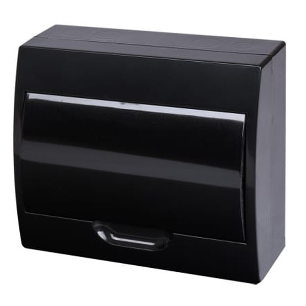 Щит навесной TDM ЩРН-П-10 (1x10) модулей пластик IP41 антрацит (электрический шкаф)