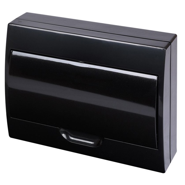 Щит навесной TDM ЩРН-П-12 (1x12) модулей пластик IP41 антрацит (электрический шкаф)