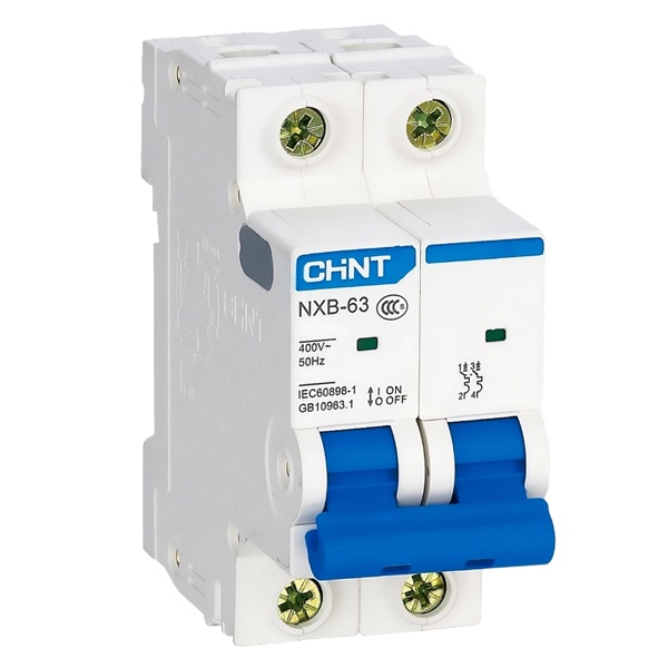 Автоматический выключатель Chint NXB-63S 2P 25А 4.5kA х-ка B (R) (автомат электрический)