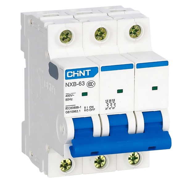 Автоматический выключатель Chint NXB-63S 3P 20А 4.5kA х-ка B (R) (автомат электрический)