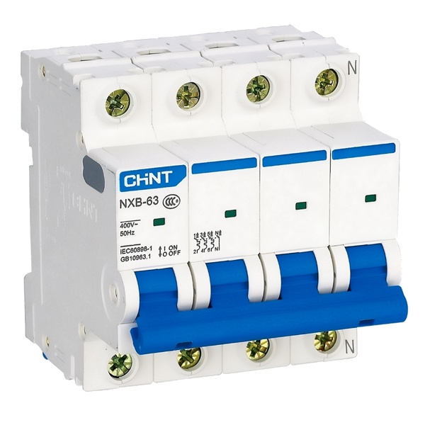Автоматический выключатель Chint NXB-63 4P 3А 6kA х-ка C (R) (автомат электрический)