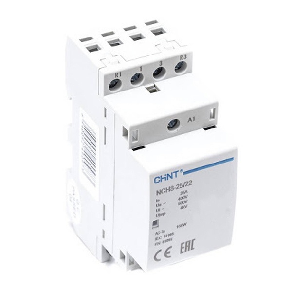 Контактор модульный Chint NCH8-25/22 25A 2НЗ+2НО AC230В 50Гц (R)