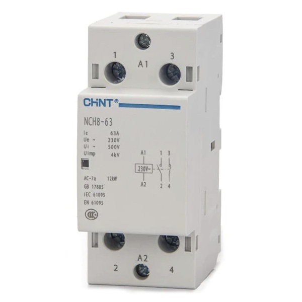 Контактор модульный Chint NCH8-63/11 63A 1НЗ+1НО AC220/230В 50Гц (R)