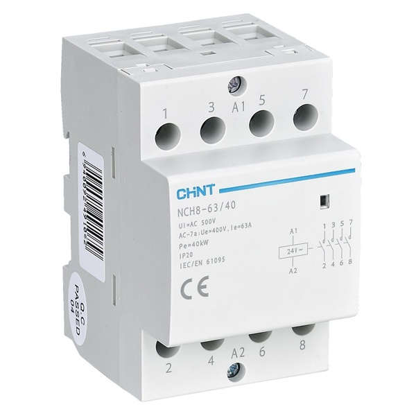 Контактор модульный Chint NCH8-63/22 63A 2НЗ+2НО AC220/230В 50Гц (R)