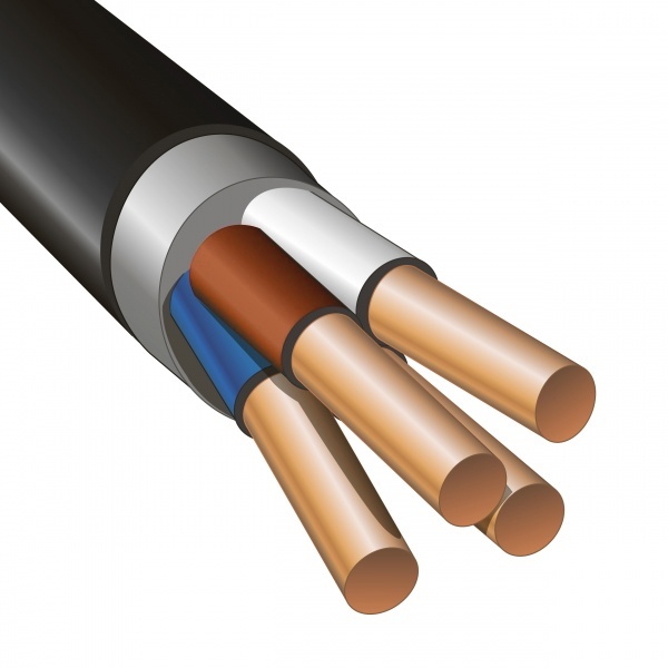 Кабель силовой ККЗ ВВГнг(А)-LS 4х4 медный круглый ГОСТ 31996