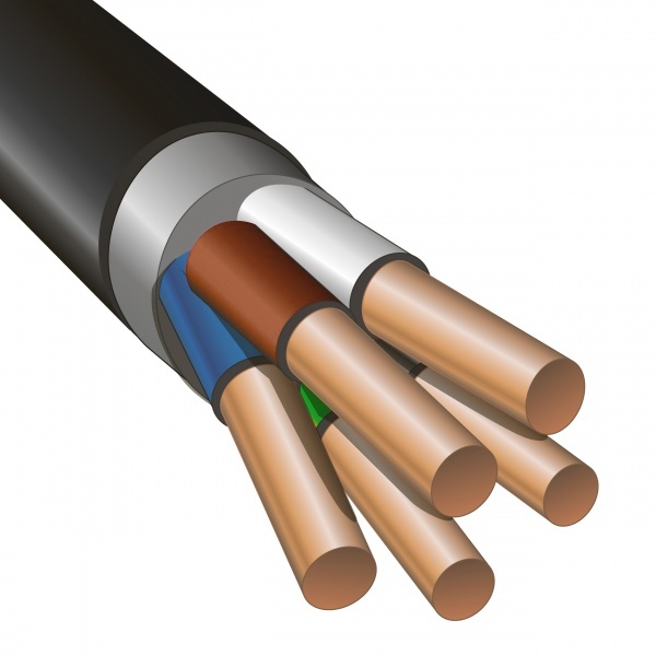 Кабель силовой ККЗ ВВГнг(А)-LS 5х16 медный круглый ГОСТ 31996