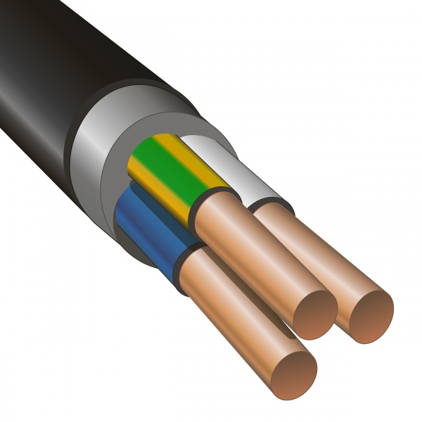 Кабель силовой ККЗ ВВГнг(А)-LSLTX 3х1,5 медный круглый ГОСТ 31996