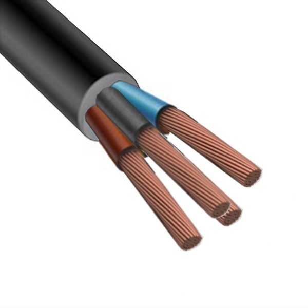 Провод соединительный ККЗ ПВСнг(А)-LS 4х1,5 малодымный черный ГОСТ 7399