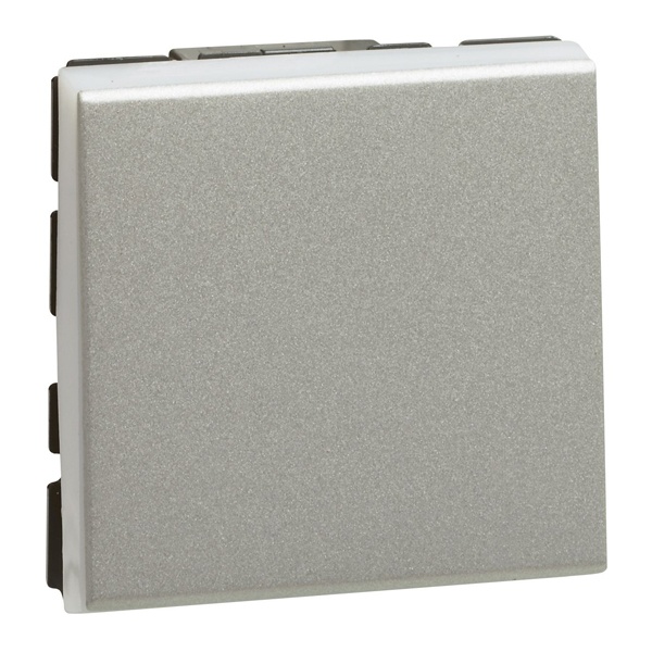 Промежуточный переключатель Legrand Mosaic -2М алюминий New