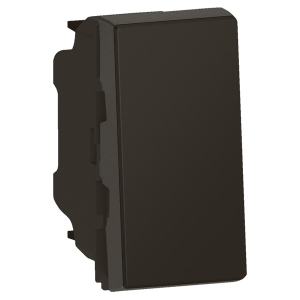 Переключатель Legrand Mosaic -1М матовый черный New