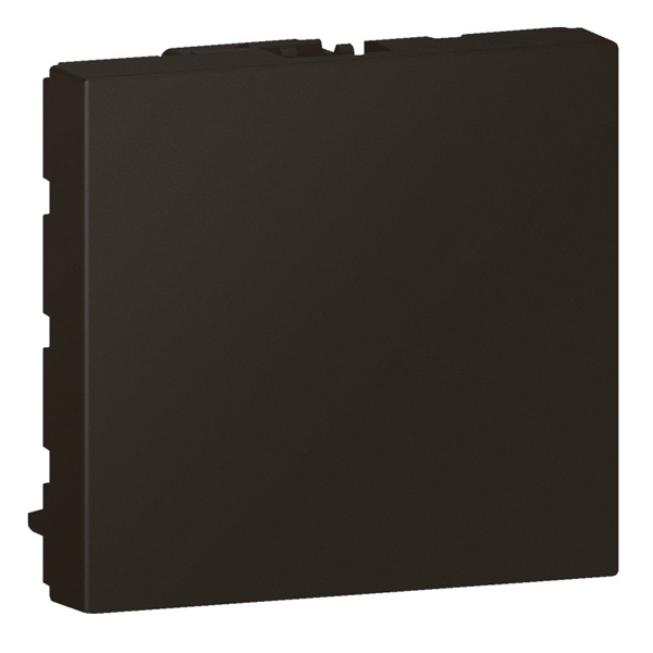 Заглушка Legrand Mosaic -2М матовый черный New