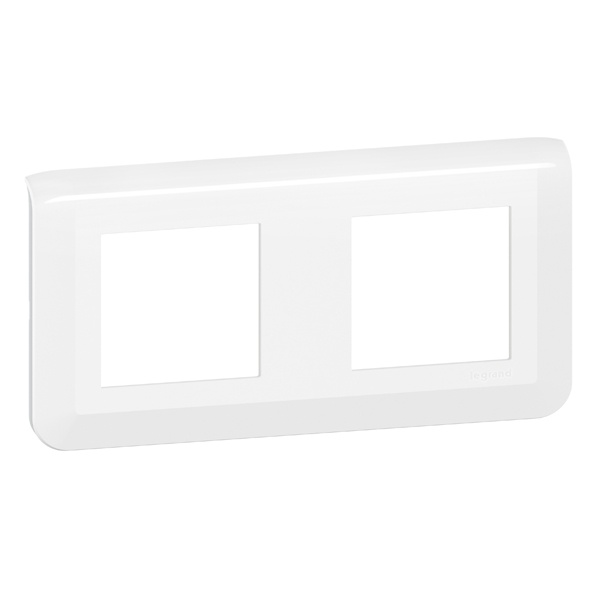 Рамка Legrand Mosaic 2х2 модуля белая New