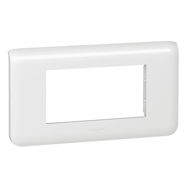 Рамка Legrand Mosaic 4 модуля белая New