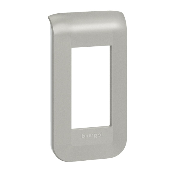 Рамка Legrand Mosaic 1 модуль алюминий New