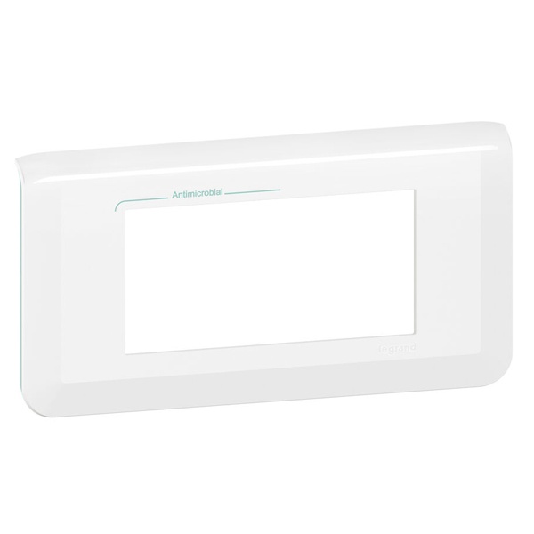 Рамка Legrand Mosaic 4 модуля антимикробная New