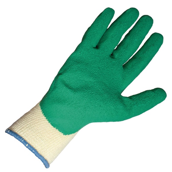 Перчатки TDM полиэфирные Контакт-Хард, рельефное латексное покрытие, 10, 15 кл., 53-54 г, 1 пара,