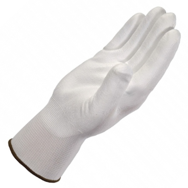 Перчатки TDM полиамидные Контакт-Сенс, полиуретановое покрытие, 8, 15 кл., 27-28 г, 1 пара,