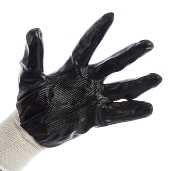 Перчатки TDM полиэфирные Контакт-Ойл, маслобензостойкое покрытие, 10, 15 кл., 45-47 г, 1 пара,