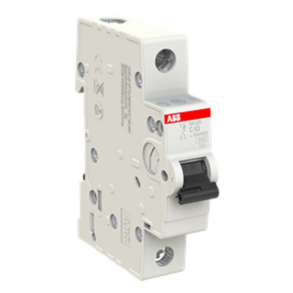 Автоматический выключатель ABB 1-полюсный SH201 C63 6кА (автомат электрический)