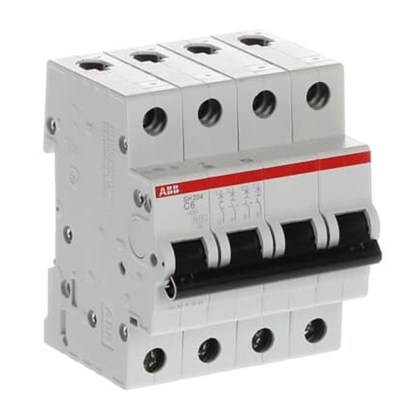 Автоматический выключатель ABB 4-полюсный SH204 C6 6кА (автомат электрический)