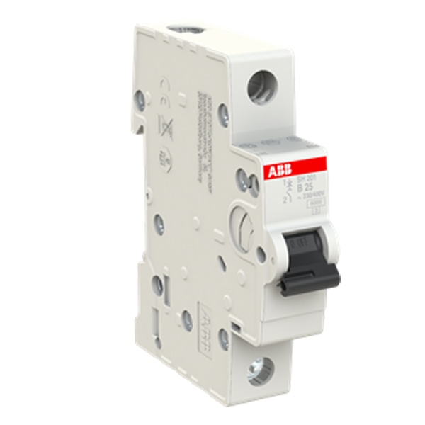 Автоматический выключатель ABB 1-полюсный SH201 B25 6кА (автомат электрический)