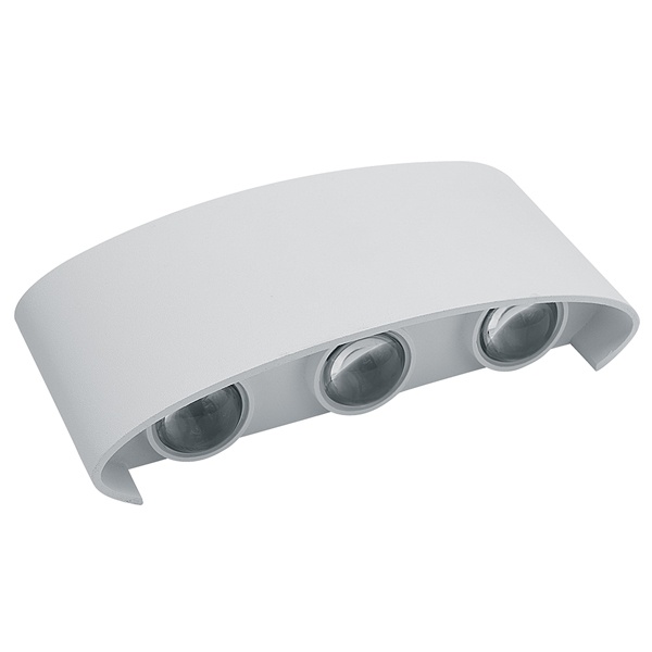 Светильник светодиодный уличный настенный Feron DH101 6x1W 3000K 230V 450Lm IP54 белый