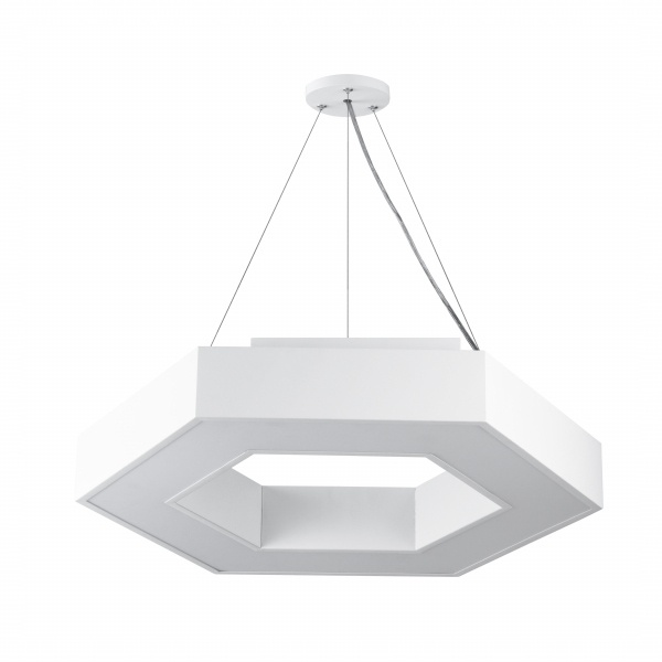 Светильник светодиодный Geometria ЭРА Hexagon SPO-123-W-40K-045 45W 4000K 2500Lm IP40 600x600x80