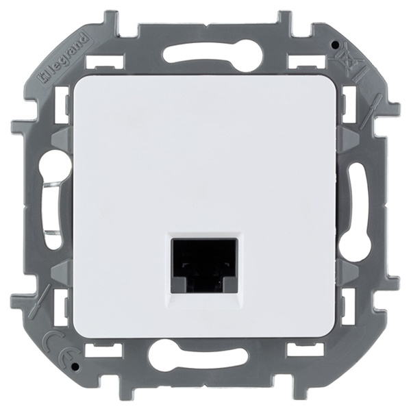 Информационная розетка RJ45 категория 5е UTP 1 выход Legrand Inspiria белый