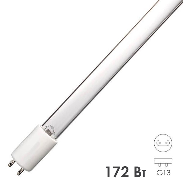 Лампа амальгамная LightBest GPHHA 843T6 G13 172W 2,1A