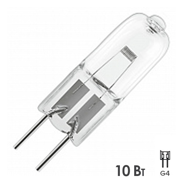 Лампа специальная галогенная LightBest LBH 9032 10W 6V G4 (M/29) (замена Osram 64225)