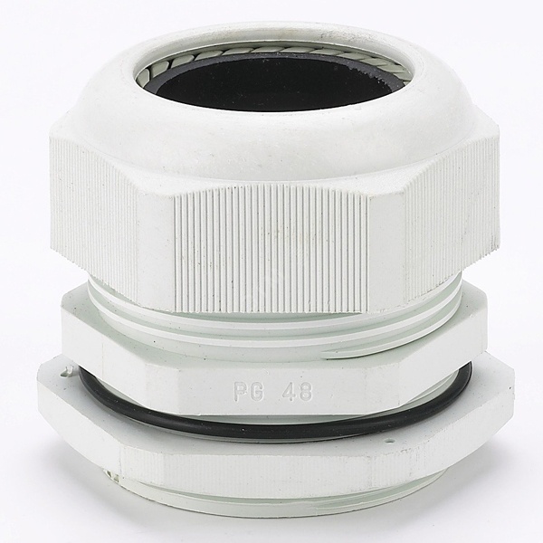 Кабельный ввод DEKraft типа PG 48 диаметр кабеля 38-45мм КВ101-48-IP54 белый