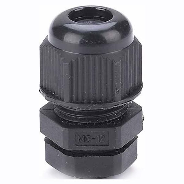 Кабельный ввод DEKraft типа MG 12 диаметр кабеля 4,6-8мм КВ102-12-IP68 черный