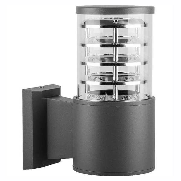 Светильник садово-парковый Сан-Франциско Feron DH0801 60W E27 230V IP54 на стену серый