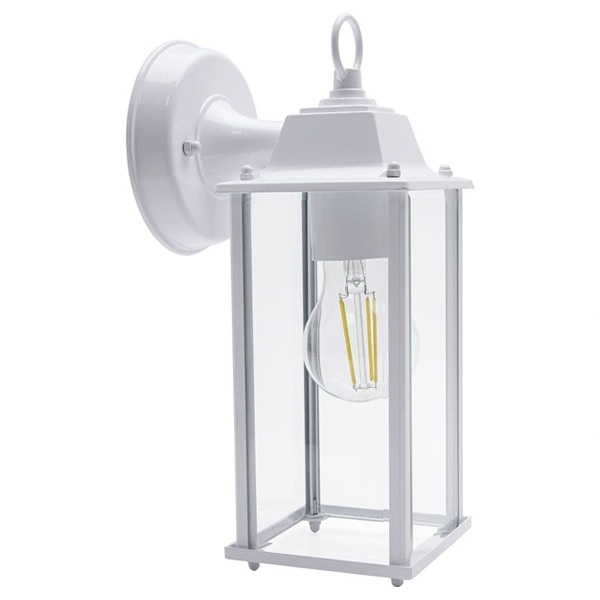 Светильник садово-парковый Санторини Feron PL201 60W E27 230V IP44 белый 117х150х285мм